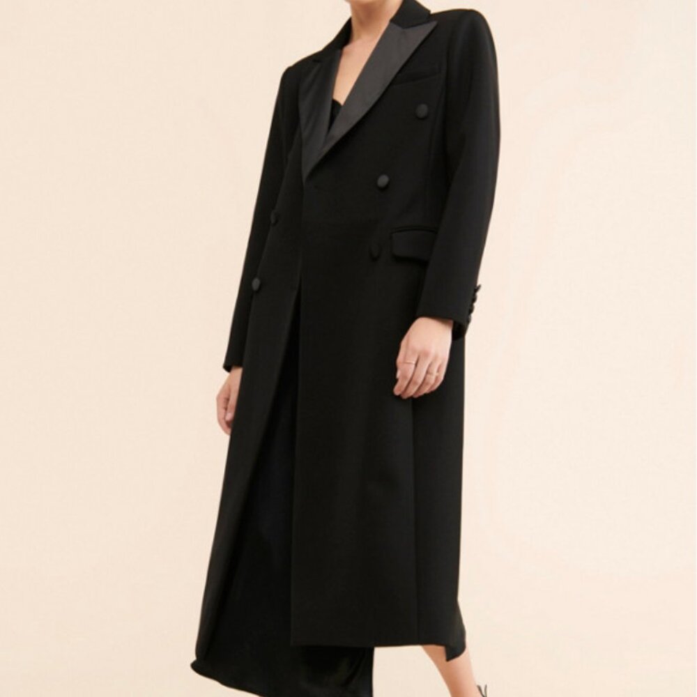 Tuxedo Double-Breasted Coat